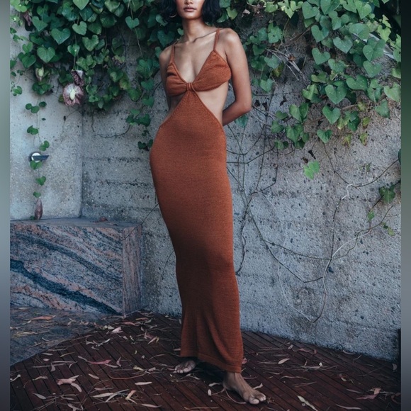 Cult Gaia Serita Dress in Amber - Picture 14 of 15